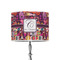 Abstract Music 8" Drum Lampshade - ON STAND (Poly Film)