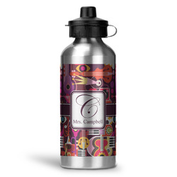 Abstract Music Water Bottles - 20 oz - Aluminum (Personalized)