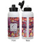 Abstract Music Aluminum Water Bottle - White APPROVAL