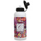 Abstract Music Aluminum Water Bottle - White Front