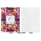 Abstract Music Baby Blanket (Single Side - Printed Front, White Back)