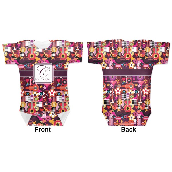 Abstract Music Baby Bodysuit Approval