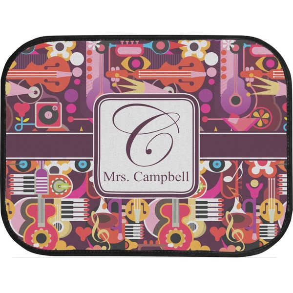 Abstract Music Custom Car Floor Mats (Back Seat)