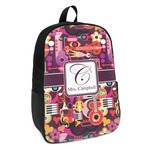 Abstract Music Kids Backpack (Personalized)