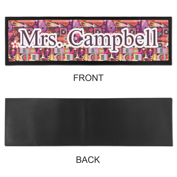 Abstract Music Bar Mat - Large - APPROVAL