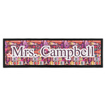 Abstract Music Bar Mat (Personalized)