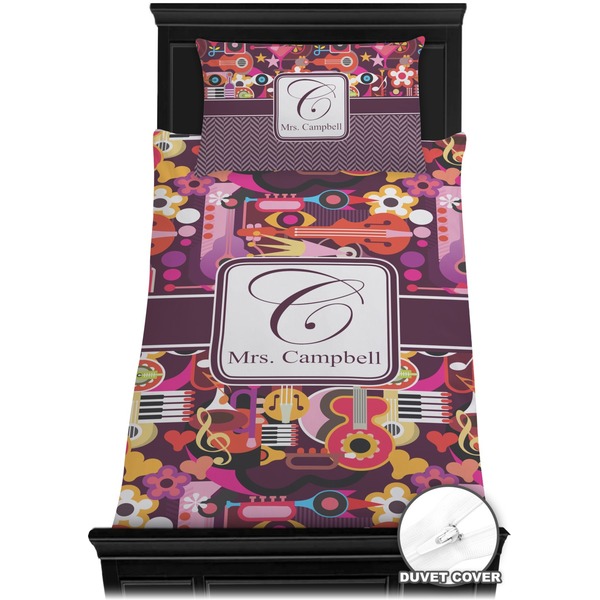 Abstract Music Bedding Set (Twin) - Duvet