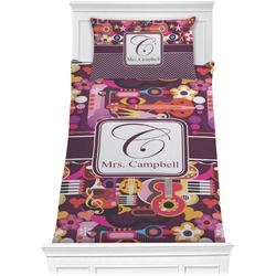 Abstract Music Comforter Set - Twin (Personalized)
