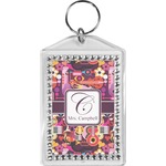 Abstract Music Bling Keychain (Personalized)