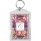 Abstract Music Bling Keychain (Personalized)