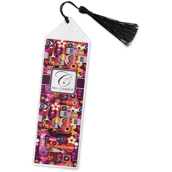 Custom Abstract Music Book Mark w/Tassel (Personalized)