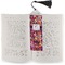 Abstract Music Bookmark with tassel - In book