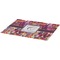 Abstract Music Burlap Placemat (Angle View)