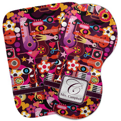 Abstract Music Burp Cloth (Personalized)