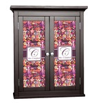 Abstract Music Cabinet Decal - Large (Personalized)
