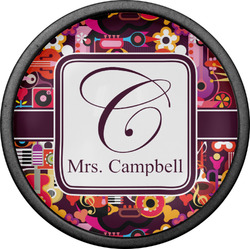 Abstract Music Cabinet Knob (Black) (Personalized)