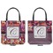 Abstract Music Canvas Tote - Front and Back