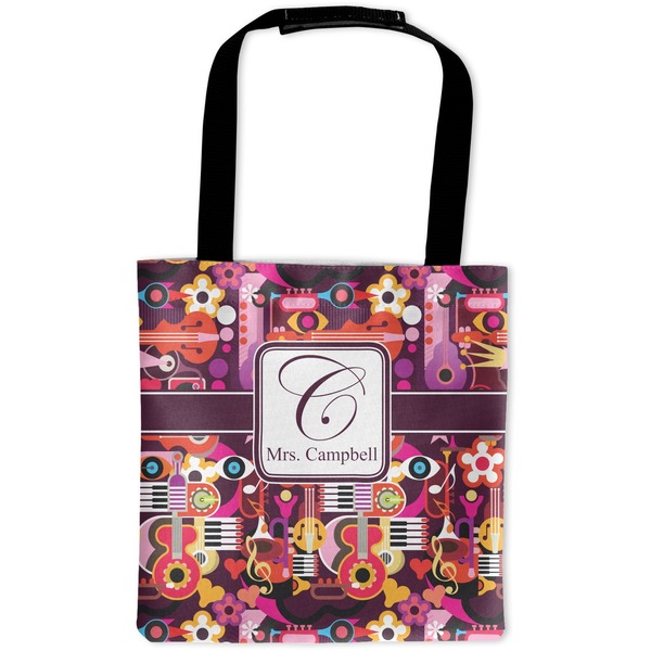 Custom Abstract Music Auto Back Seat Organizer Bag (Personalized)