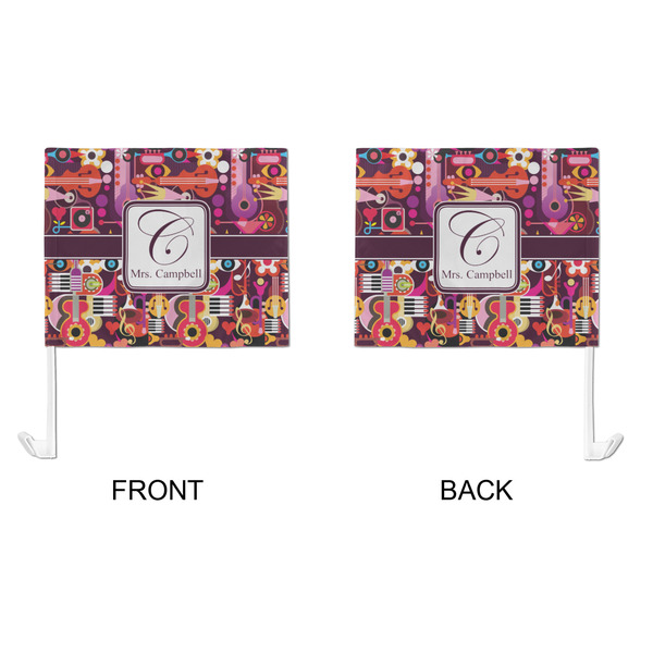 Abstract Music Car Flag - Large - APPROVAL