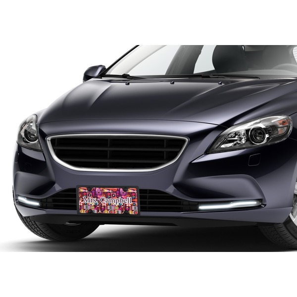 Abstract Music Car License Plate Lifestyle
