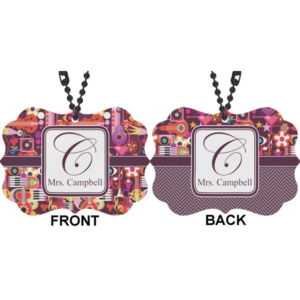 Abstract Music Car Ornament (Approval)