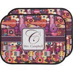 Abstract Music Car Floor Mats (Back Seat) (Personalized)