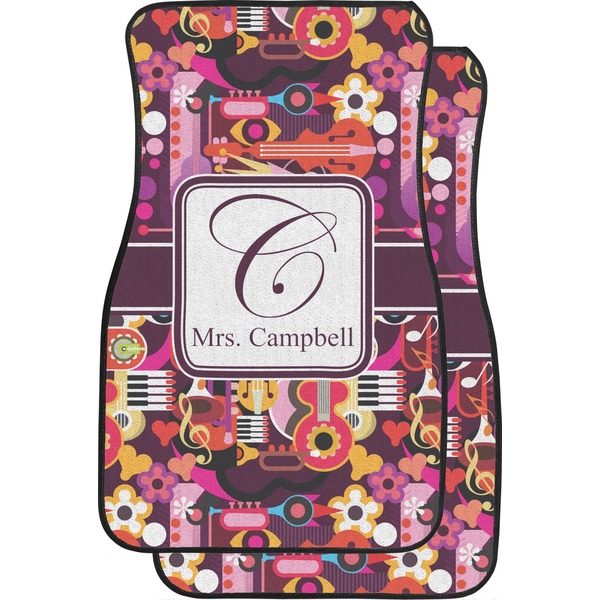 Custom Abstract Music Car Floor Mats (Personalized)