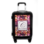Abstract Music Carry On Hard Shell Suitcase (Personalized)