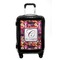 Abstract Music Carry On Hard Shell Suitcase - Front