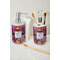Abstract Music Ceramic Bathroom Accessories - LIFESTYLE (toothbrush holder & soap dispenser)