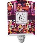 Abstract Music Ceramic Night Light (Personalized)
