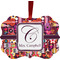 Abstract Music Christmas Ornament (Front View)