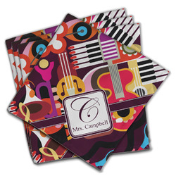 Abstract Music Cloth Napkins (Set of 4) (Personalized)