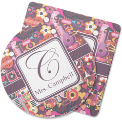Abstract Music Rubber Backed Coaster (Personalized)