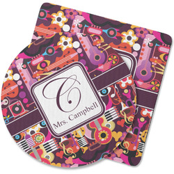 Abstract Music Rubber Backed Coaster (Personalized)