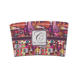 Abstract Music Coffee Cup Sleeve (Personalized)