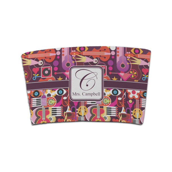 Custom Abstract Music Coffee Cup Sleeve (Personalized)