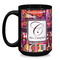 Abstract Music Coffee Mug - 15 oz - Black
