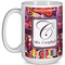 Abstract Music 15 Oz Coffee Mug - White (Personalized)