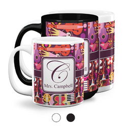 Abstract Music Coffee Mugs (Personalized)