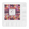 Abstract Music Embossed Decorative Napkin - Front View