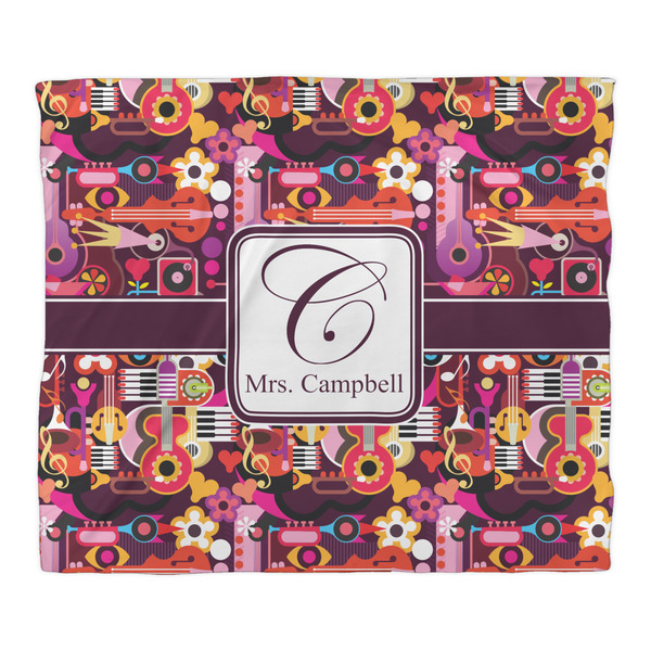 Abstract Music Comforter - King - Front