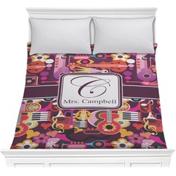 Abstract Music Comforter - Full / Queen (Personalized)