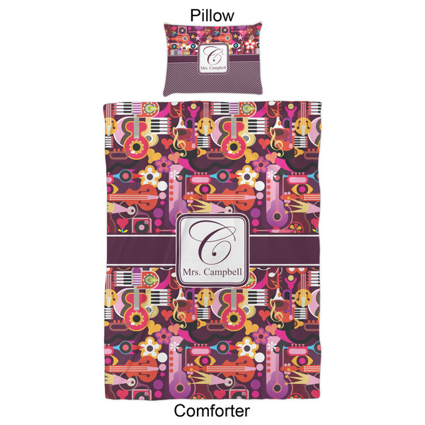 Abstract Music Comforter Set - Twin XL - Approval
