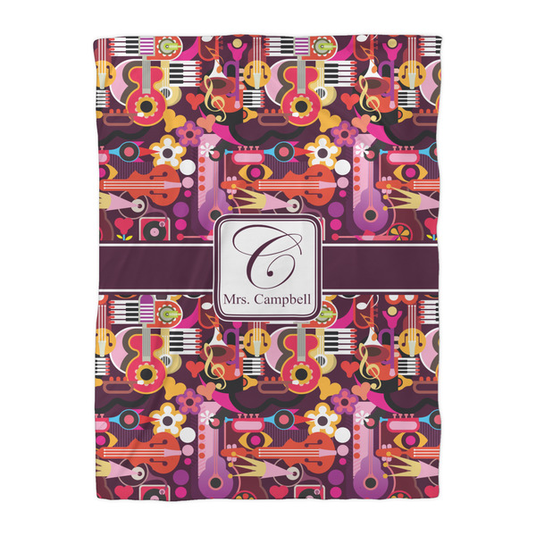 Abstract Music Comforter - Twin XL - Front