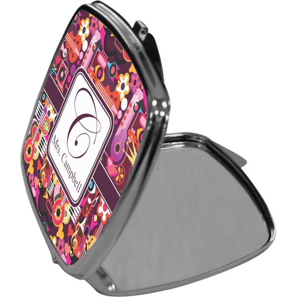Abstract Music Compact Mirror (Side View)