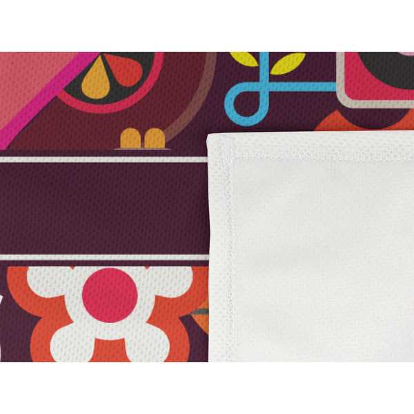 Abstract Music Cooling Towel- Detail