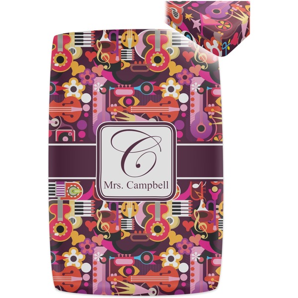 Abstract Music Crib Fitted Sheet - Apvl