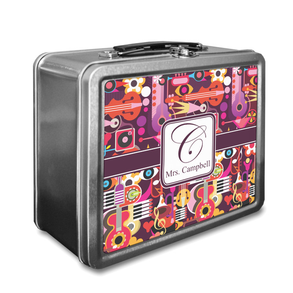 Custom Abstract Music Lunch Box (Personalized)