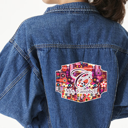 Abstract Music Large Custom Shape Patch - 2XL (Personalized)